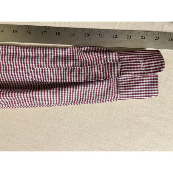 Tommy Hilfiger Mens Size 14.5 32/33 Athletic Fit Long Sleeve Button Down Shirt - Picture 7 of 7